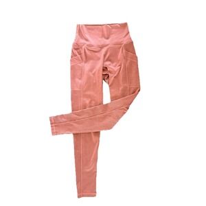 prAna Heavana 7/8 Leggings Women's Size XS Terracotta Heather Activewear Pilates